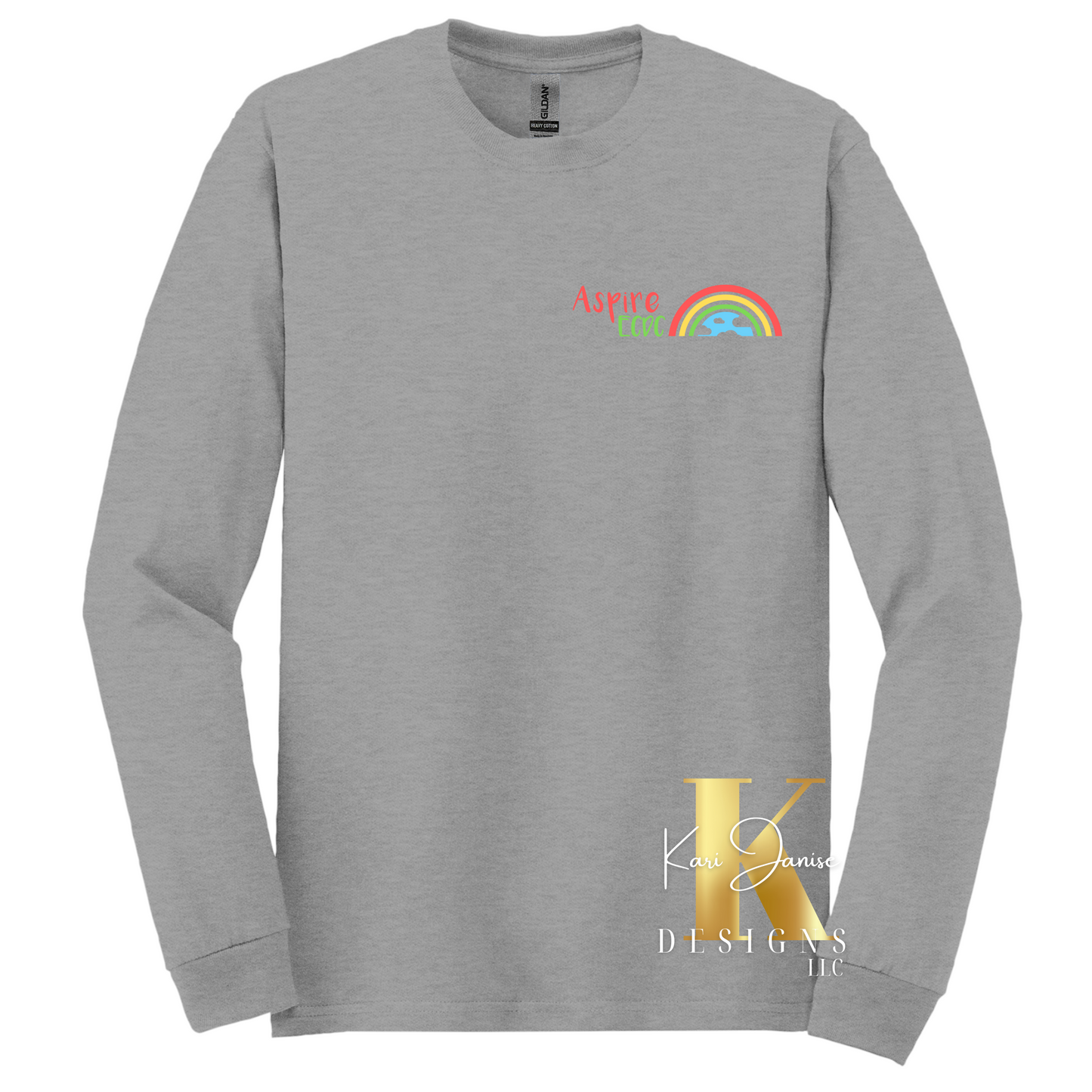 Aspire ECDC Childcare Long Sleeve Tee