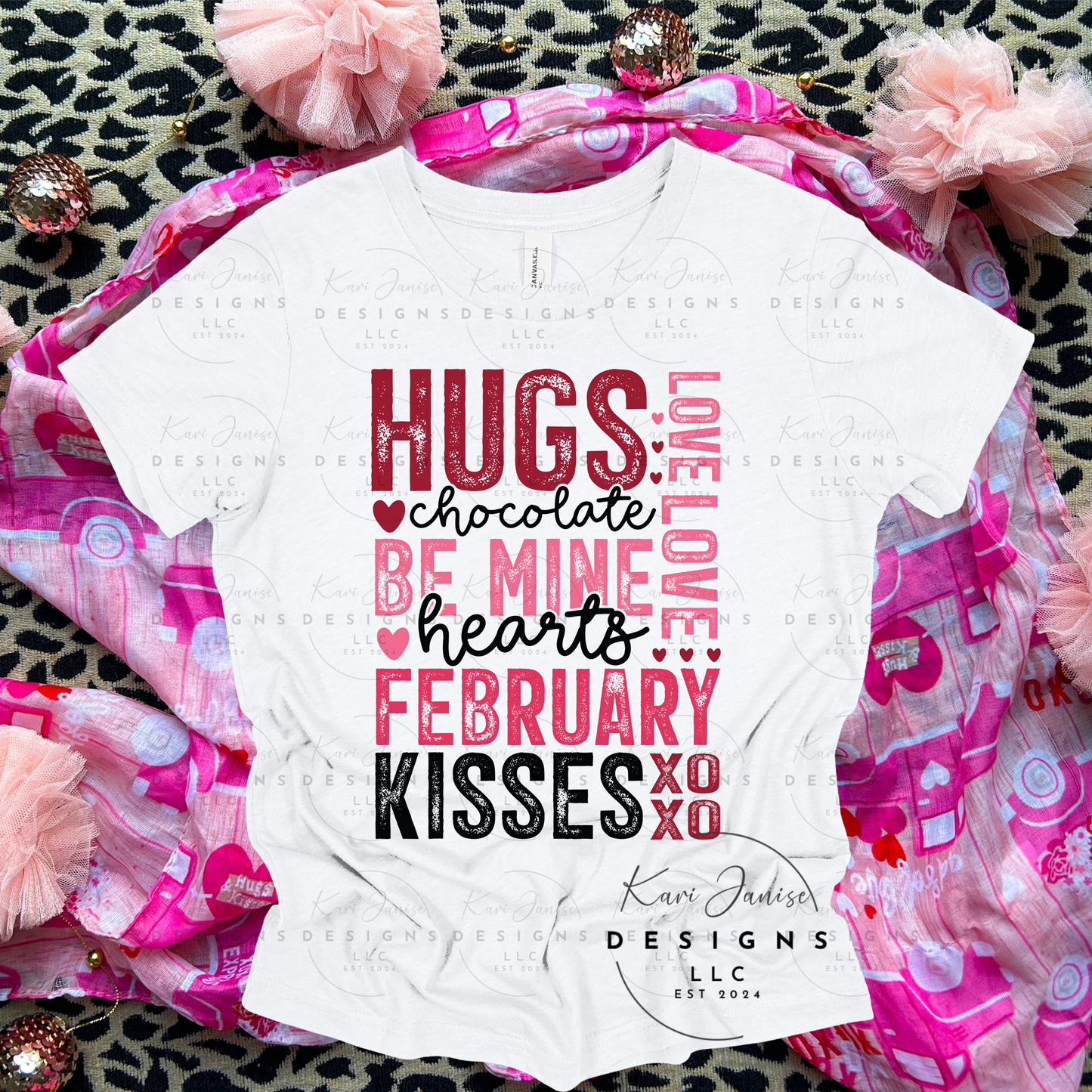 Valentine Word Collage