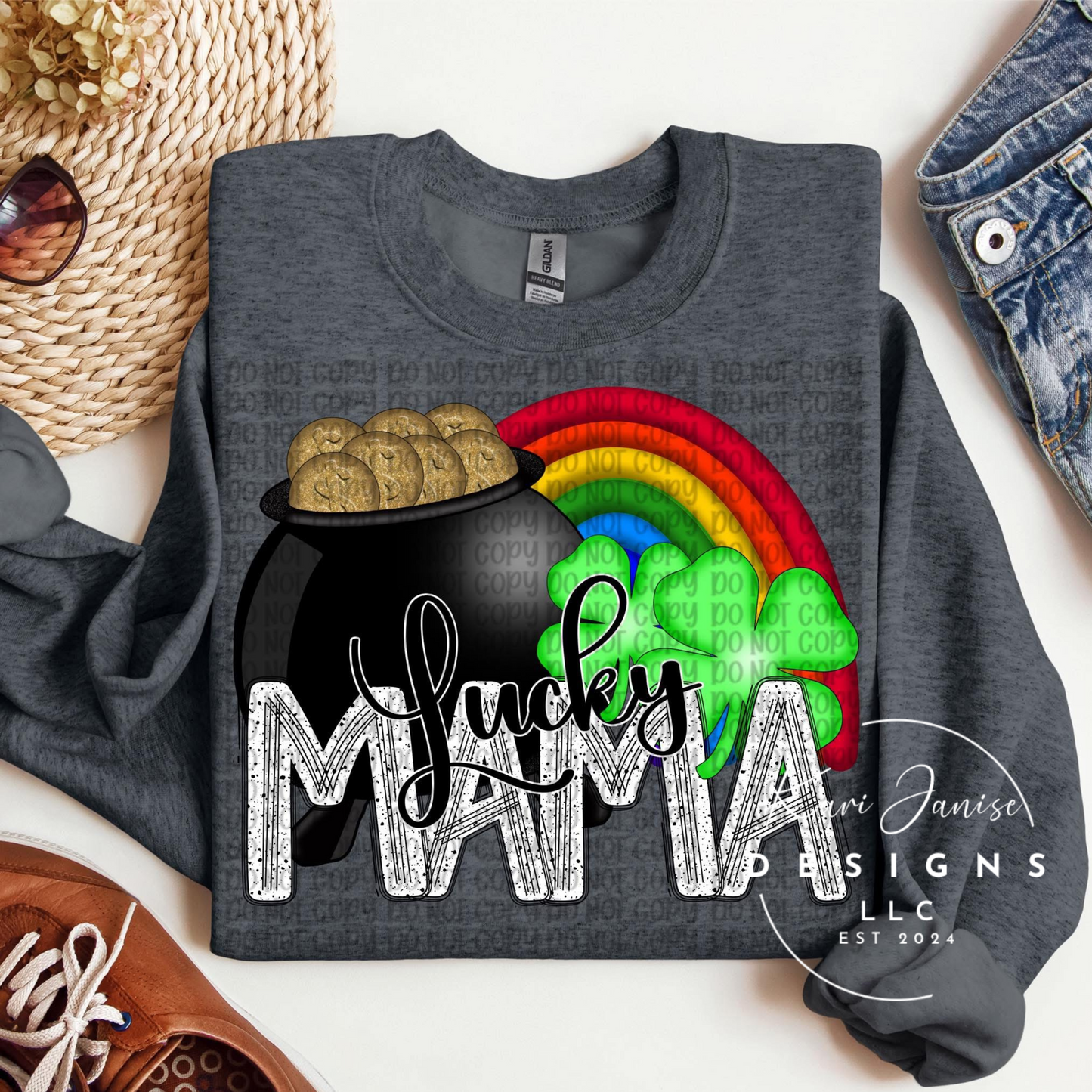 Lucky Mama Pot of Gold Rainbow