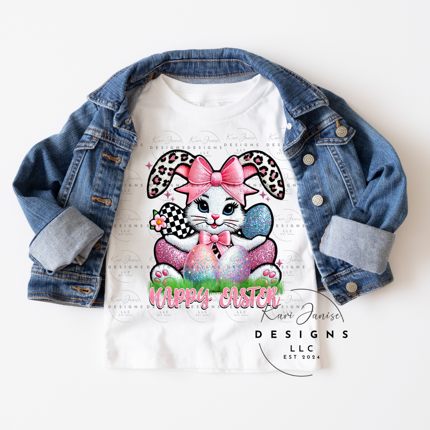 Happy Easter Bow Bunny