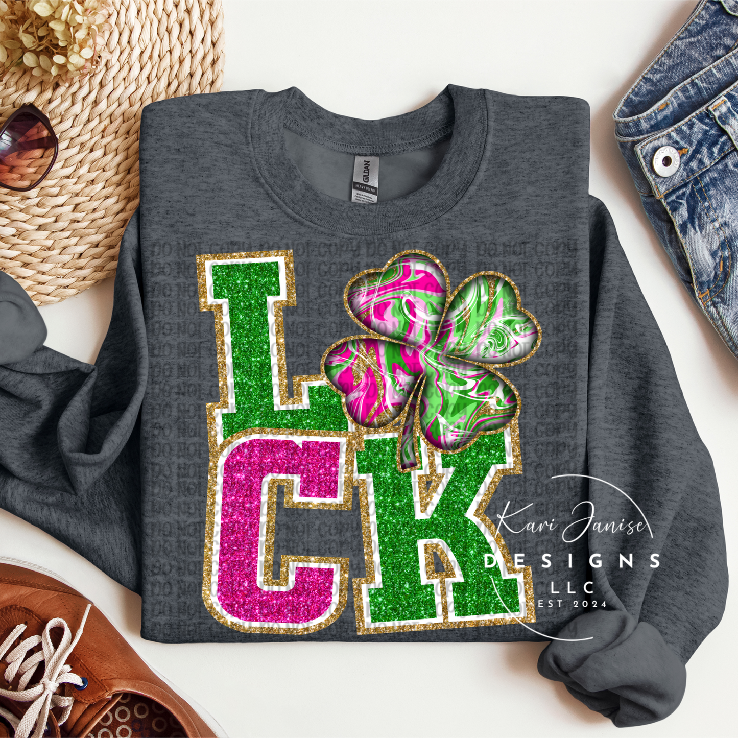 Luck (Pink & Green)