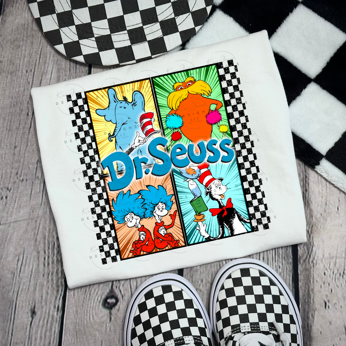 Checkered Dr. S Photo Collage