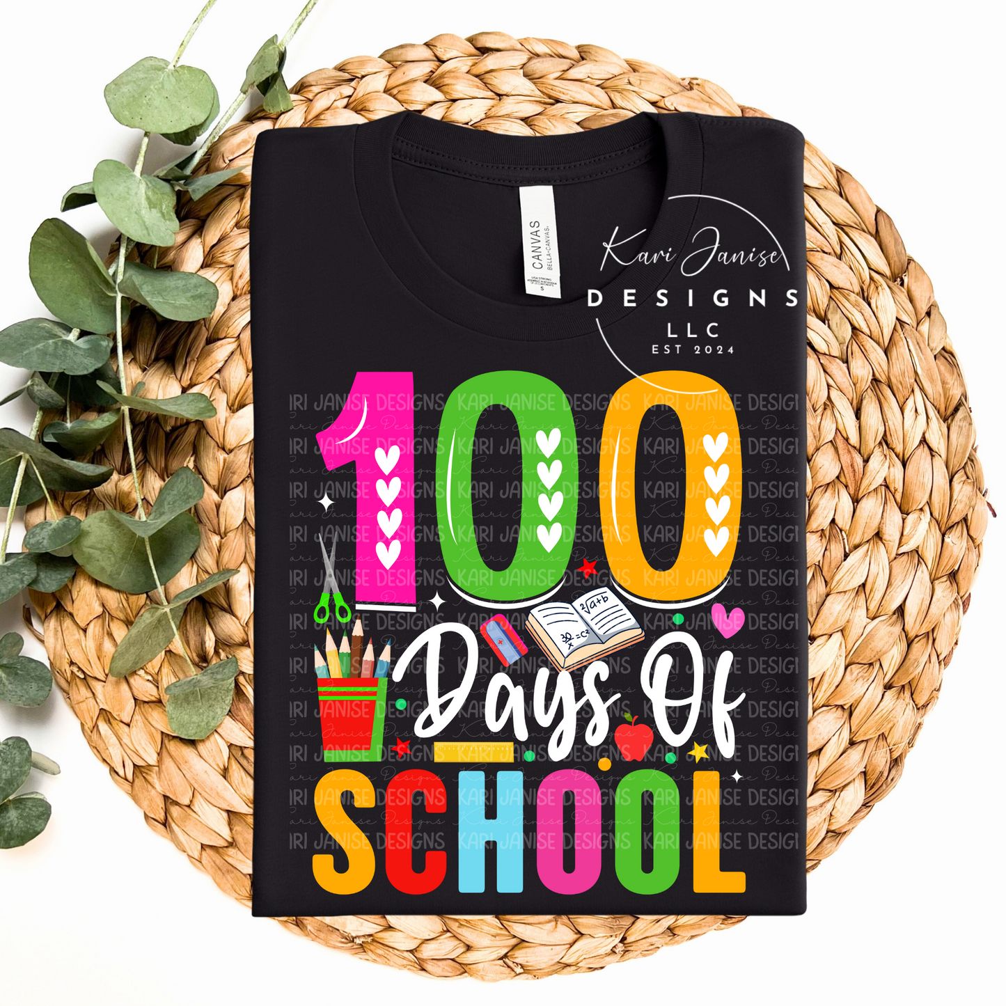 Colorful 100 Days of School