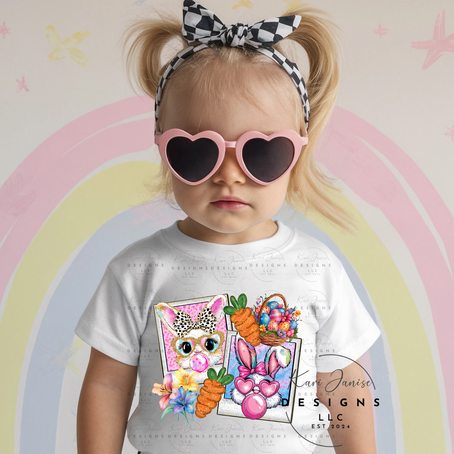 Bubble Gum Bunny Polaroid Photos