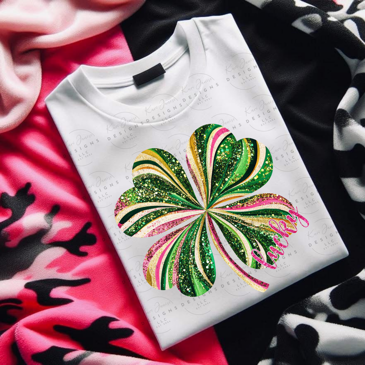 Multicolored Lucky Clover