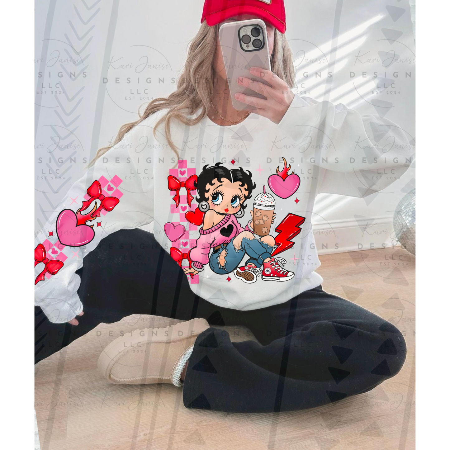 Betty Boop with Sleeve Option
