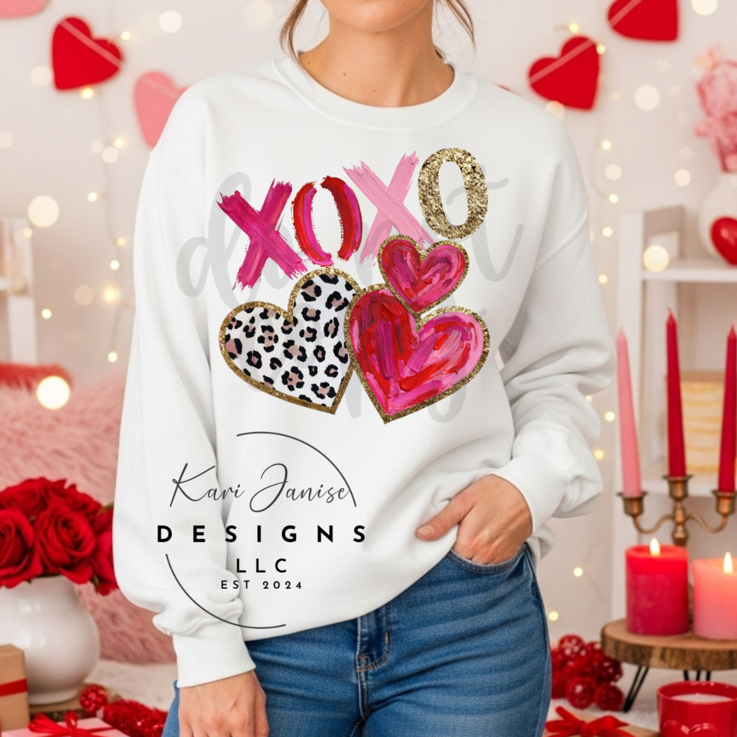 XOXO Brushstrokes