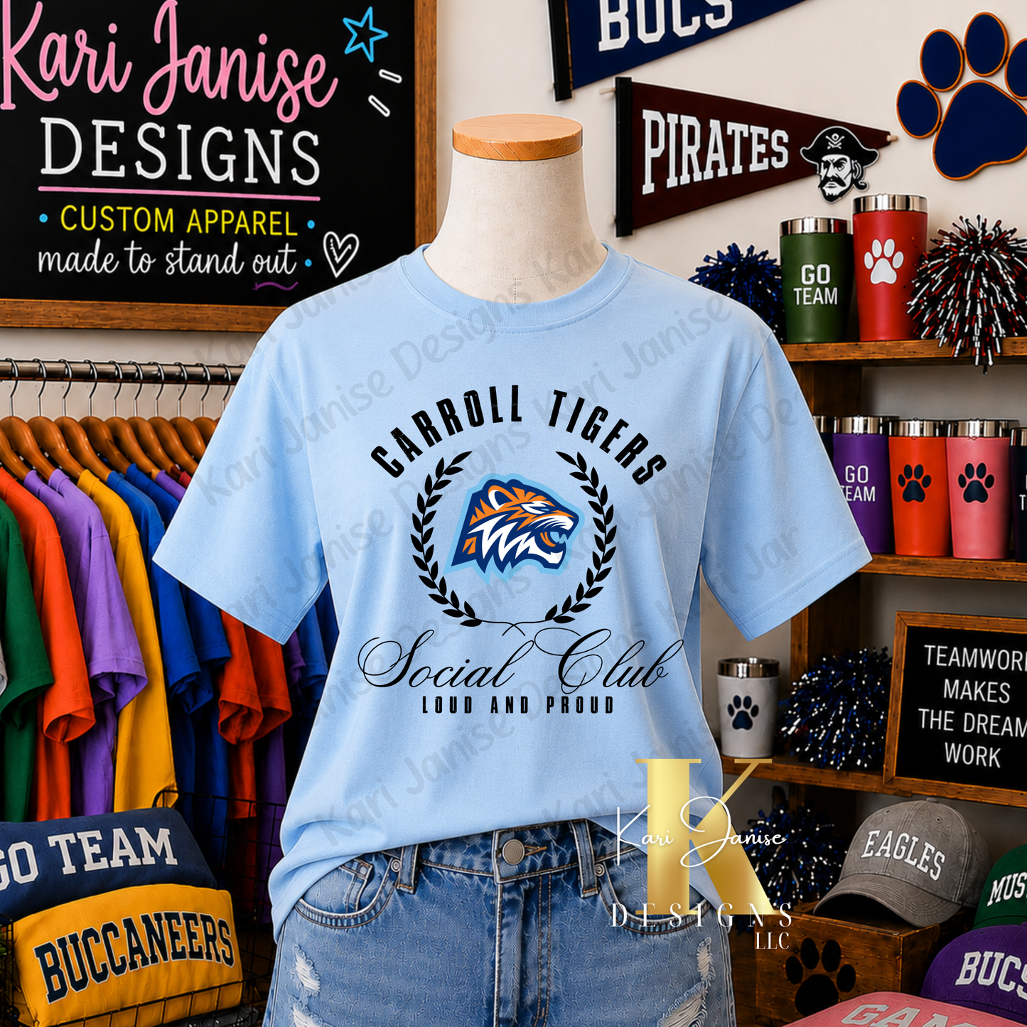 Social Club Loud and Proud School Spirit - Any School/Mascot