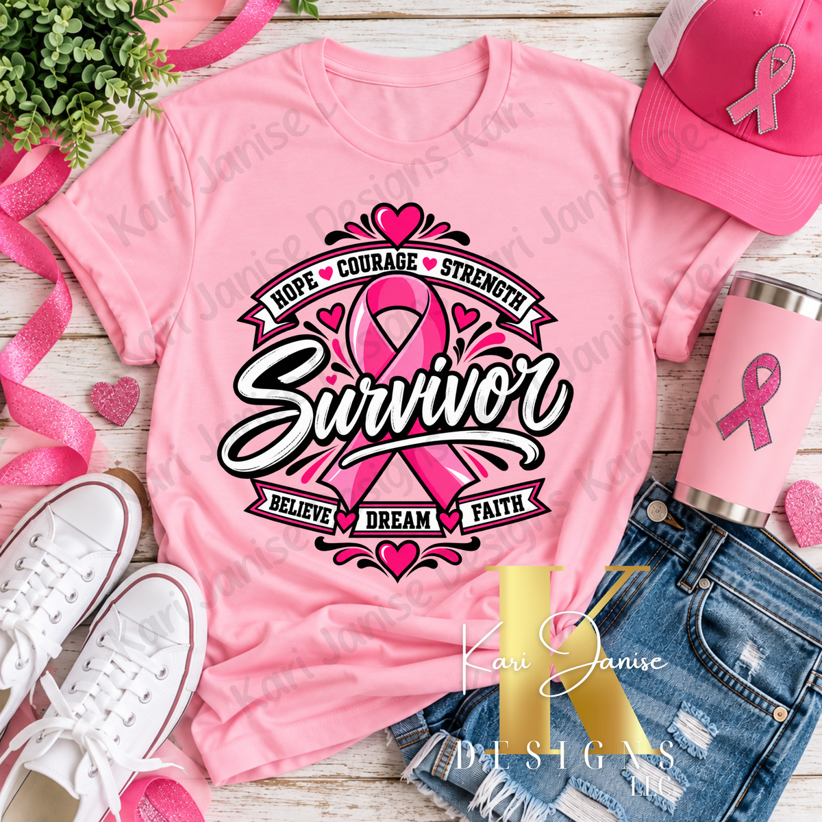 Hope Courage Strength Survivor