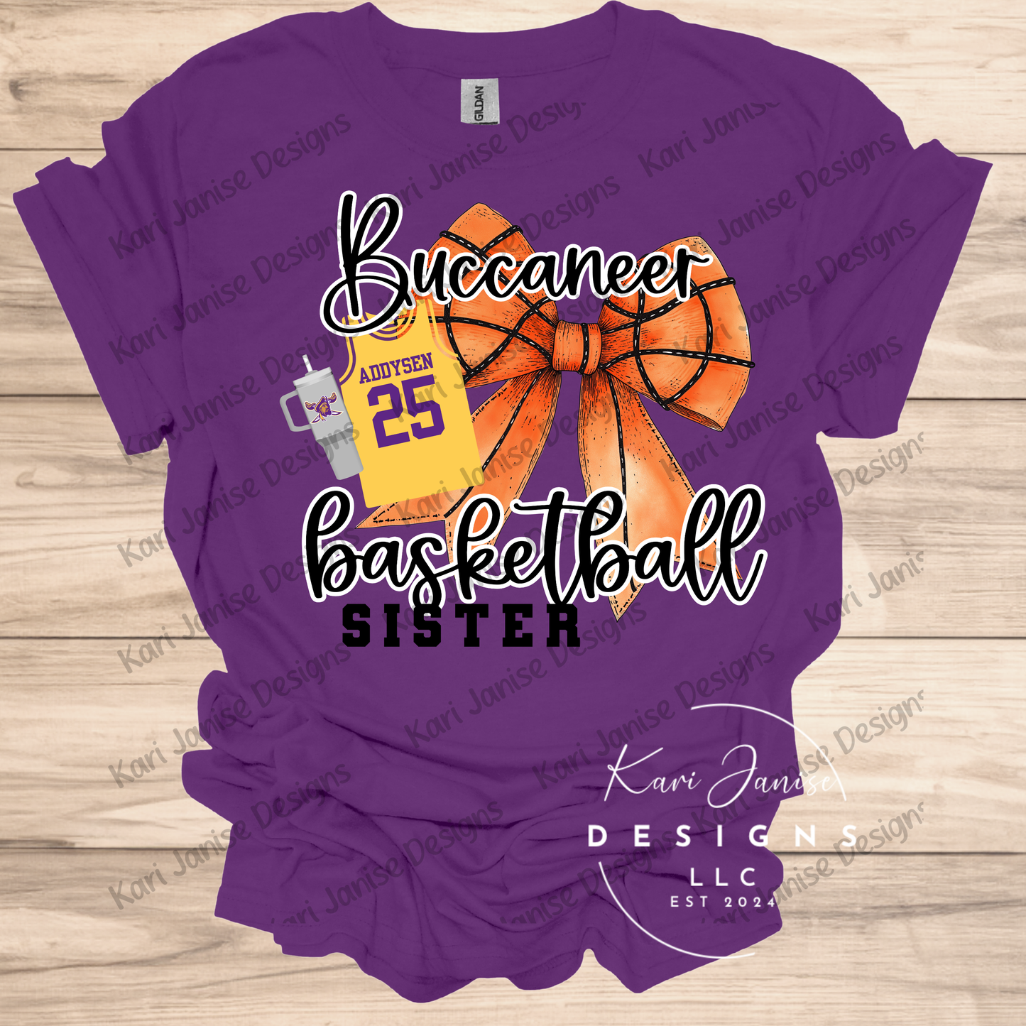 Basketball Bow Custom (Any name)