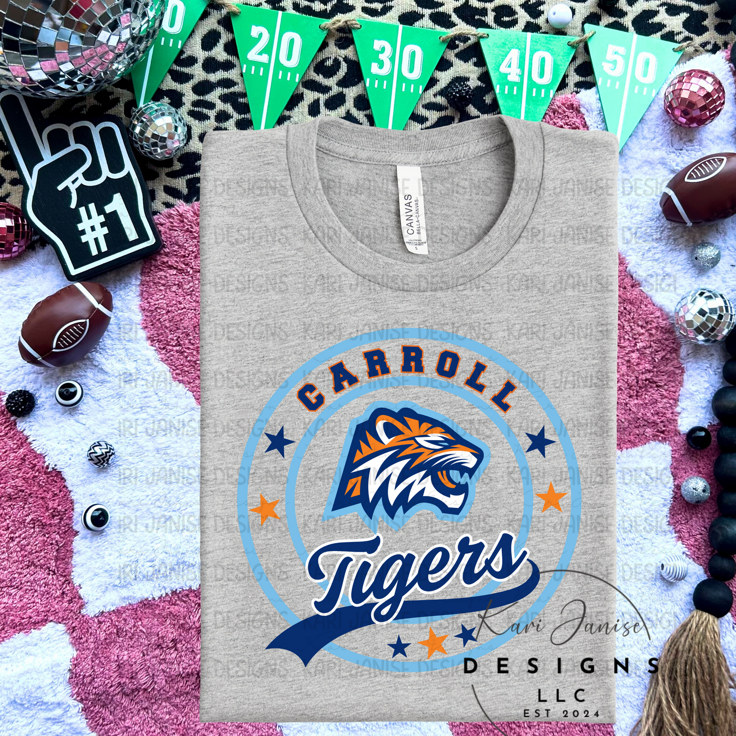 Circle Custom Mascot - Any School/Team