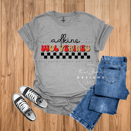 Retro Vintage Custom Mascot - Any School/Team
