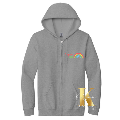 Aspire ECDC Childcare Full Zip-Up Hoodie