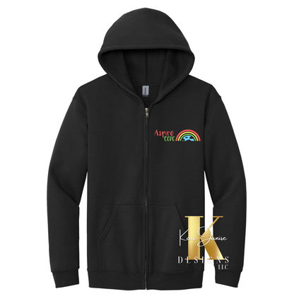 Aspire ECDC Childcare Full Zip-Up Hoodie