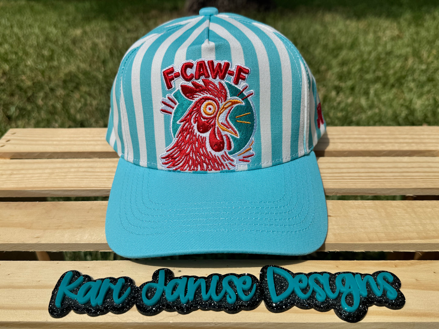 F-CAW-F Embroidered Snapback Hat