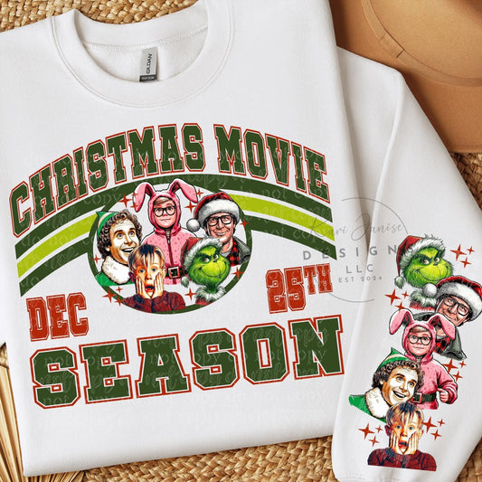 Christmas Movie Season with Sleeve Option