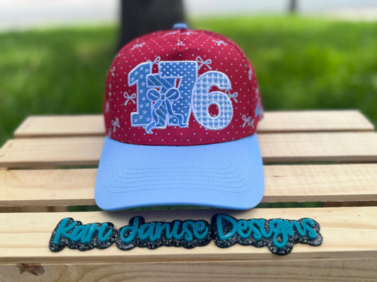 1776 Embroidered Snapback Hat