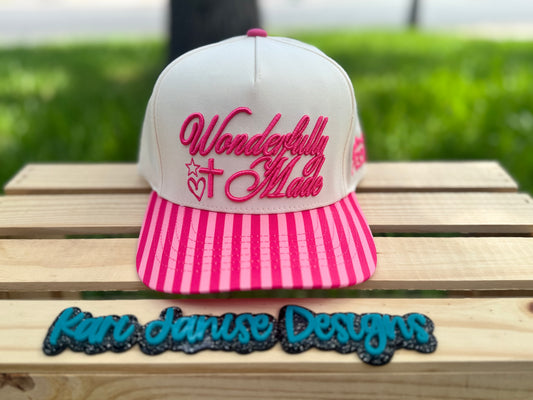 Wonderfully Made Embroidered Snapback Hat