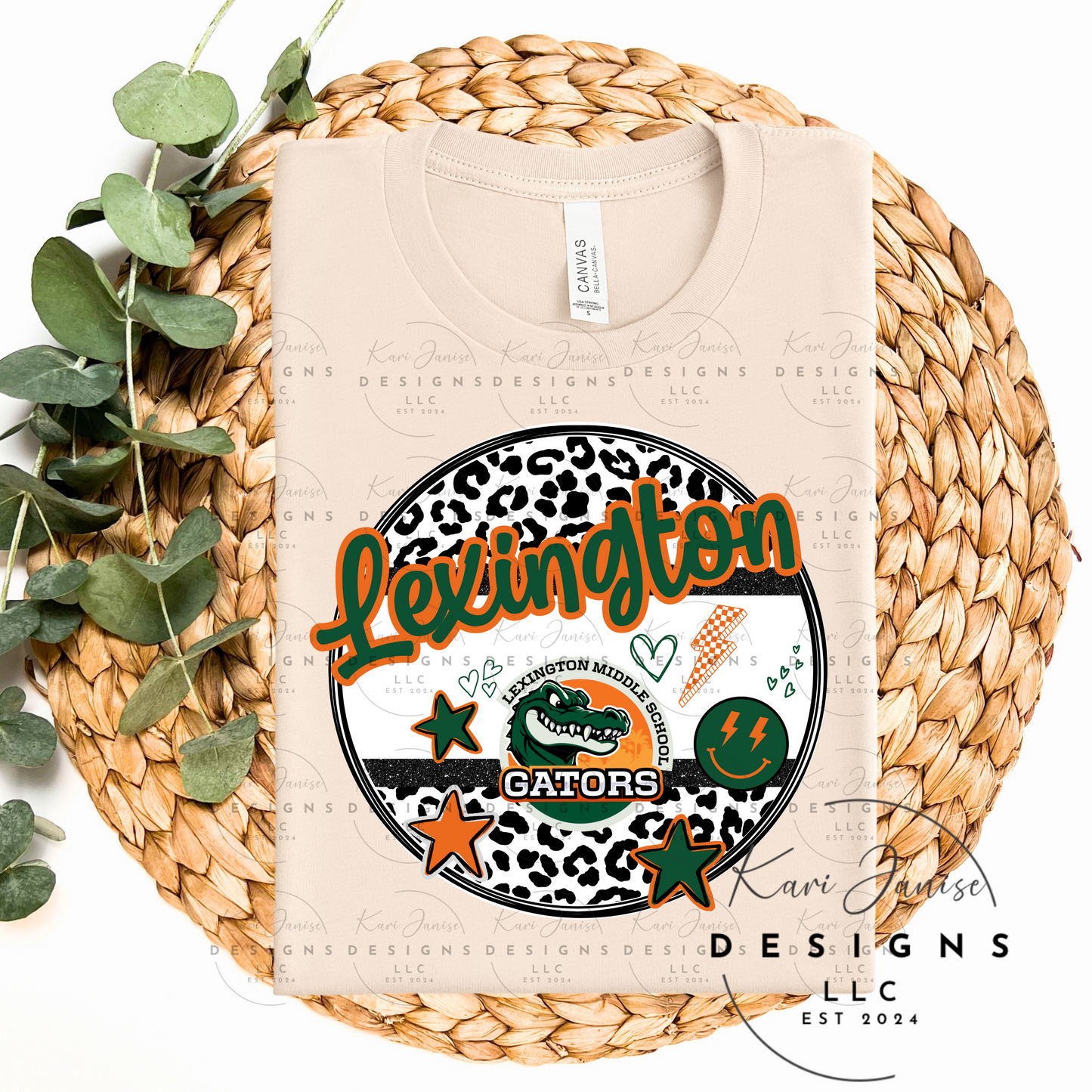 Retro School Spirit Custom Mascot - Any School/Team