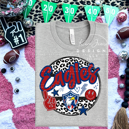 Retro School Spirit Custom Mascot - Any School/Team