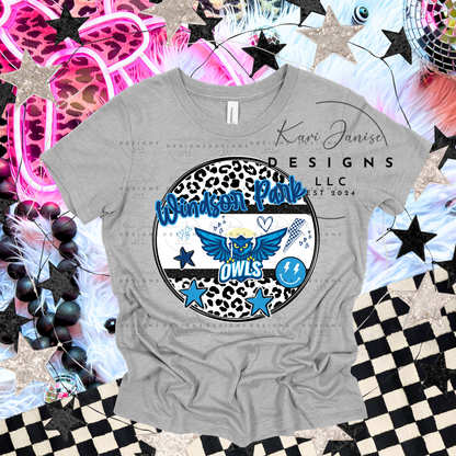 Retro School Spirit Custom Mascot - Any School/Team