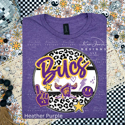 Retro School Spirit Custom Mascot - Any School/Team