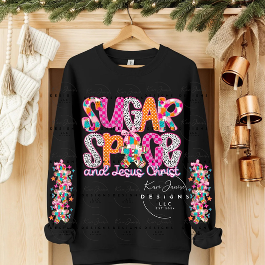 Sugar Spice and Jesus Christ with Sleeve Option