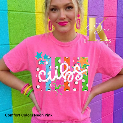 Striped Dots School Spirit - Any School/Mascot