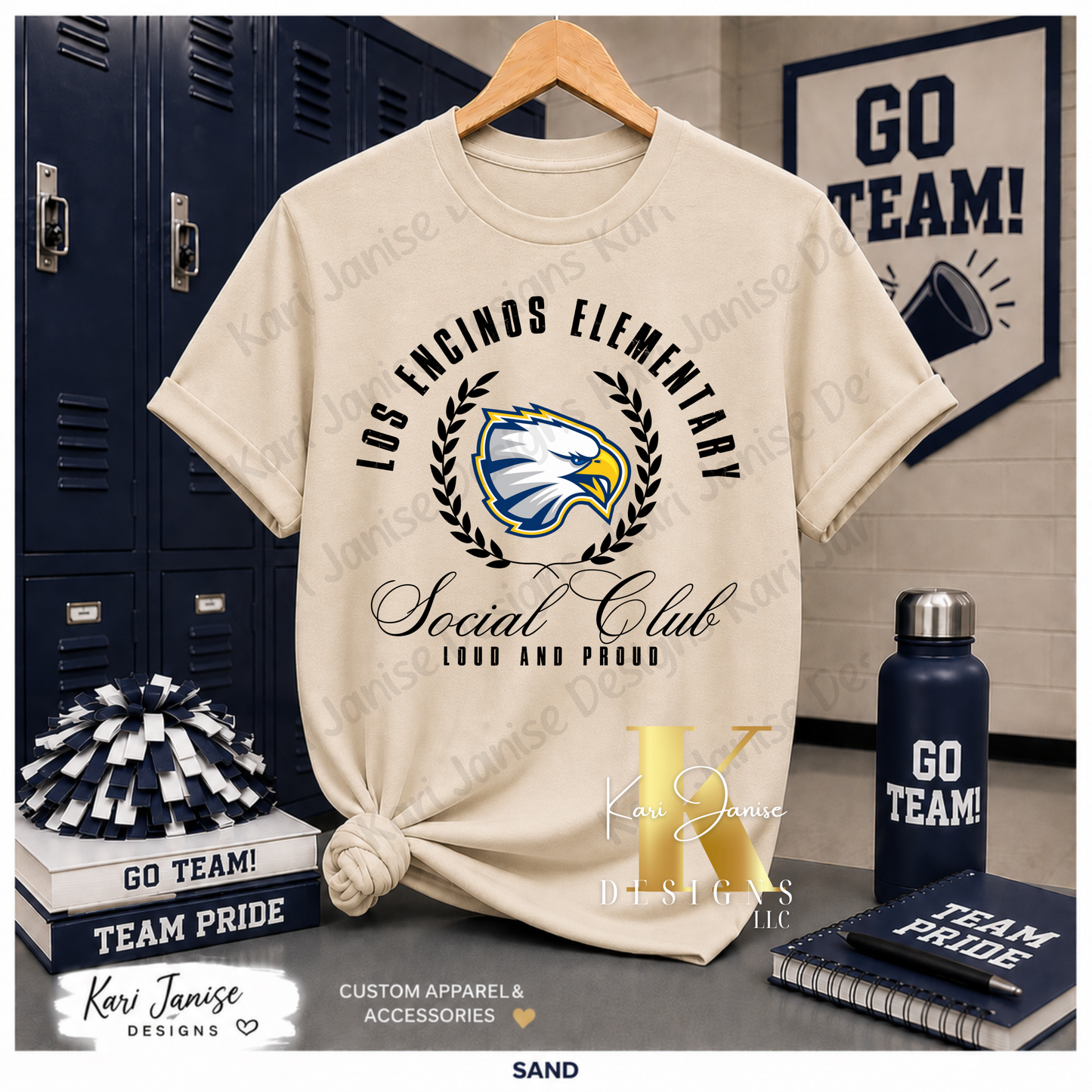 Social Club Loud and Proud School Spirit - Any School/Mascot