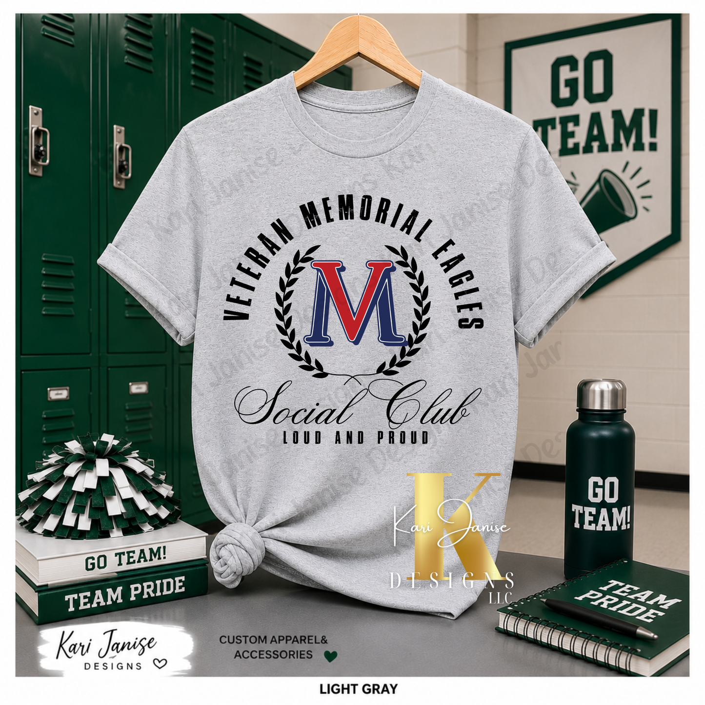 Social Club Loud and Proud School Spirit - Any School/Mascot
