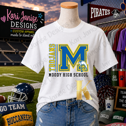 Varsity Letter Custom Mascot - Any School/Team