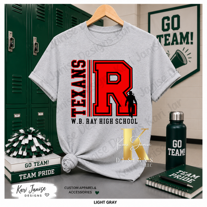 Varsity Letter Custom Mascot - Any School/Team