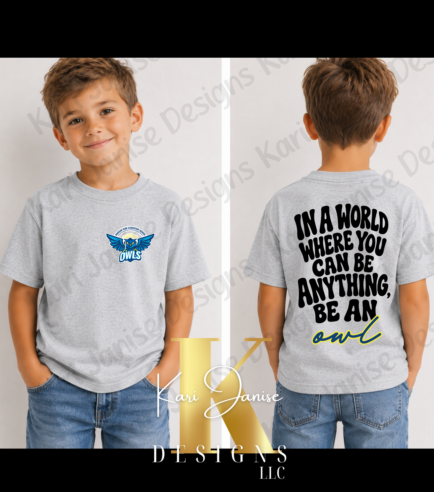 In a World Where You Can Be Anything Custom Mascot - Any School/Team