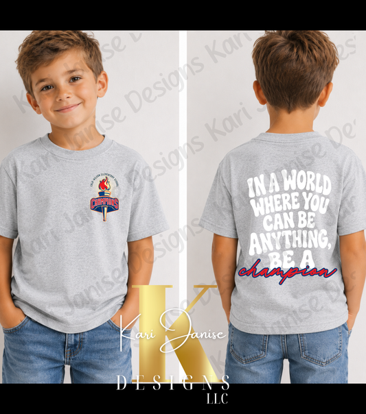 In a World Where You Can Be Anything Custom Mascot - Any School/Team