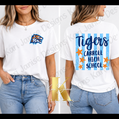 Stars & Stripes Custom Mascot - Any School/Team