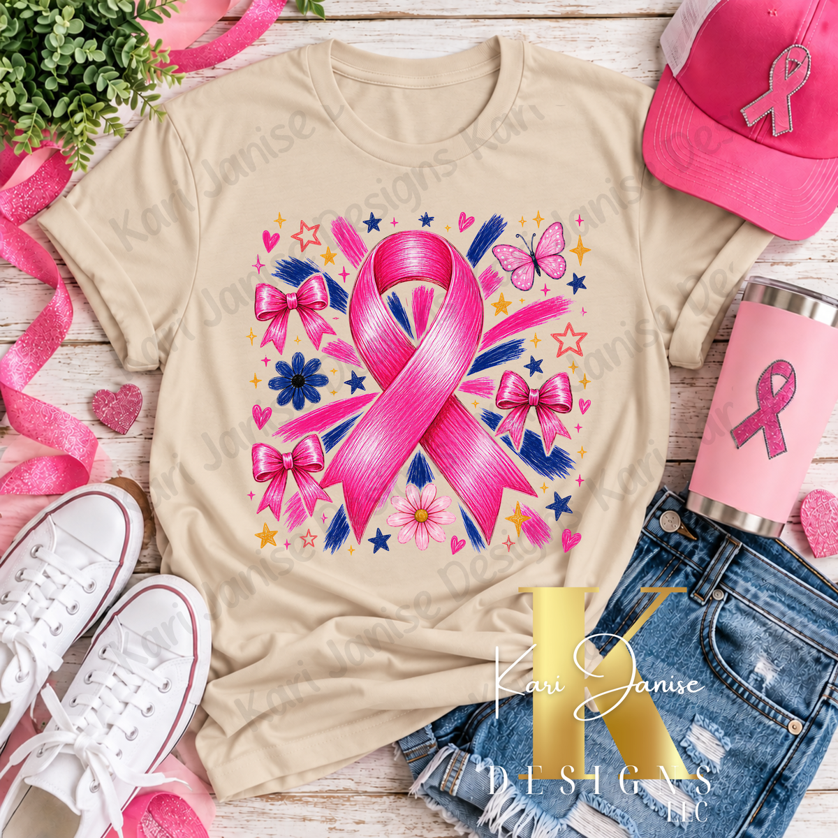 Pink Ribbon & Bows