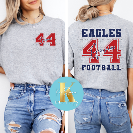 Football Name and Number Custom