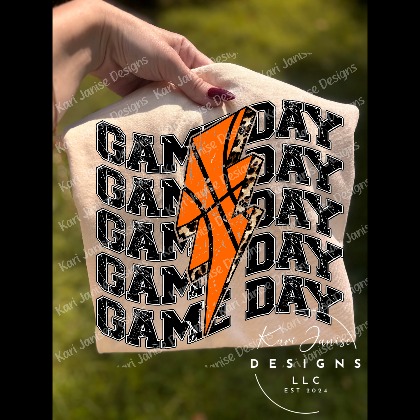 Game Day Basketball Bolt