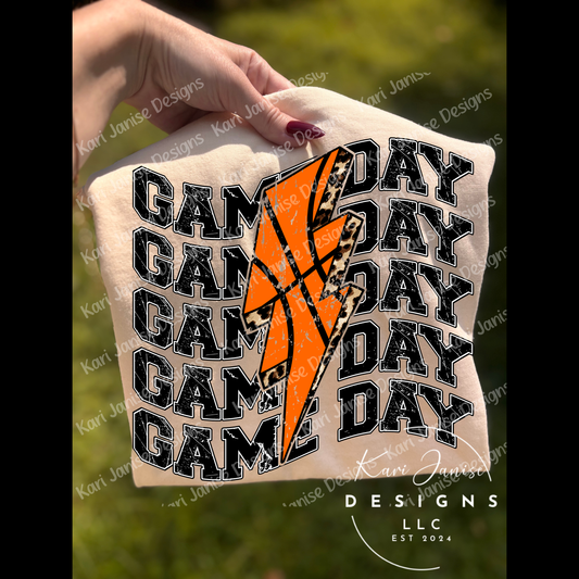 Game Day Basketball Bolt