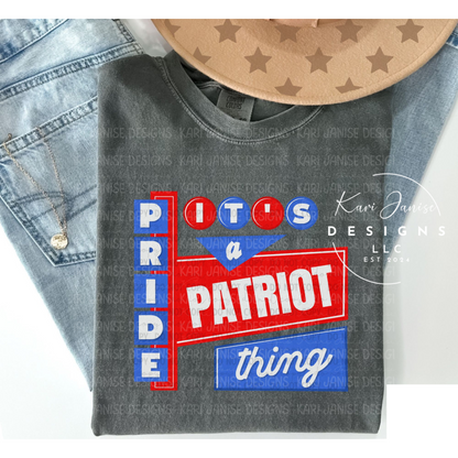 It's A Pride Thing Custom Mascot - Any School/Team