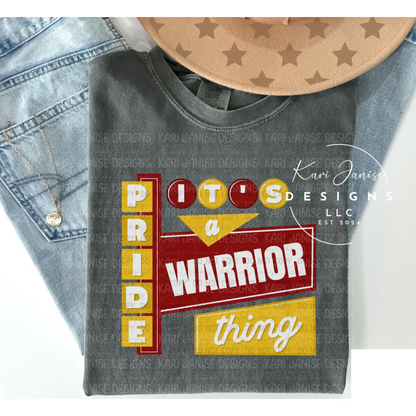 It's A Pride Thing Custom Mascot - Any School/Team